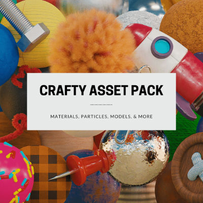 Crafty Asset Pack showing different materials